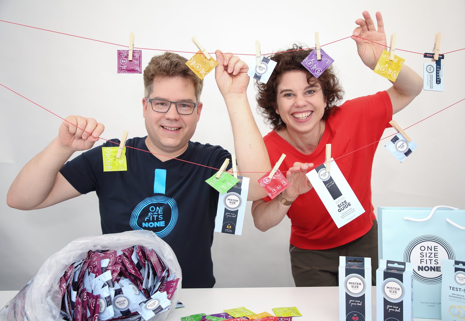 Jan i Eva Krause, direktori tvrtke Vinergy GmbH s kondomima Mister Size