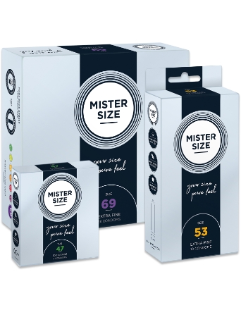 Tri paketa kondoma Mister Size